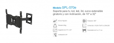 SPL 570e SOPORTE EXT GIRATORIO