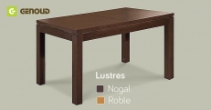MESA EXTENSIBLE LC 155x90+60 NOGLA/ROBLE