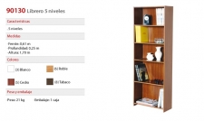 LIBRERO ECO 5 NIVELES 90130