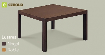 LC MESA CUADRADA 138x138 ROB/NOGAL