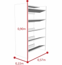 BOTINERO TABLES 10 PARES #6421 CTA CAOBA TABACO