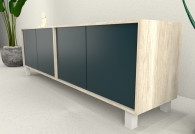 MESA LED 75' TABLE'S M.4101 OLMO/EVEREST 1.80 MTS